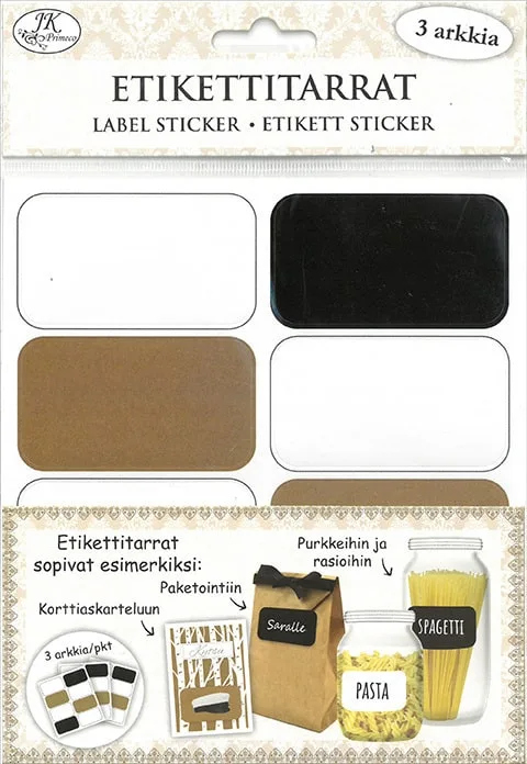 Etikett Sticky Paper Sticker