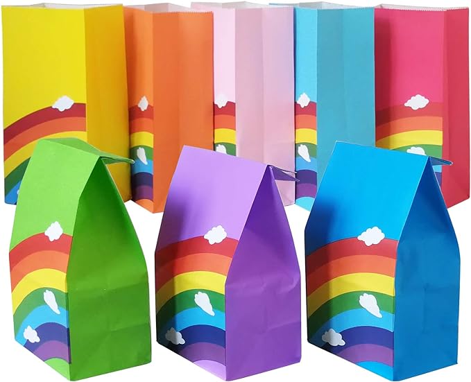 Rainbow Party Favor papperspåsar